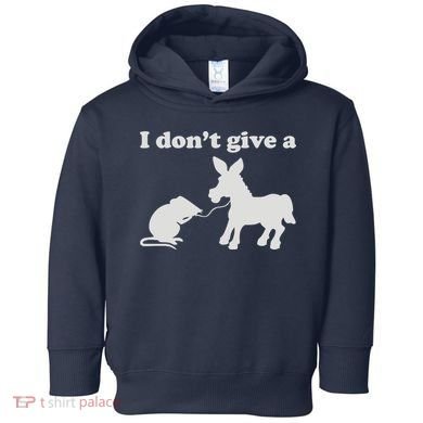 I Don't Give A Rats Ass Toddler Hoodie