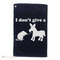 I Don't Give A Rats Ass Golf Towel thumb 0