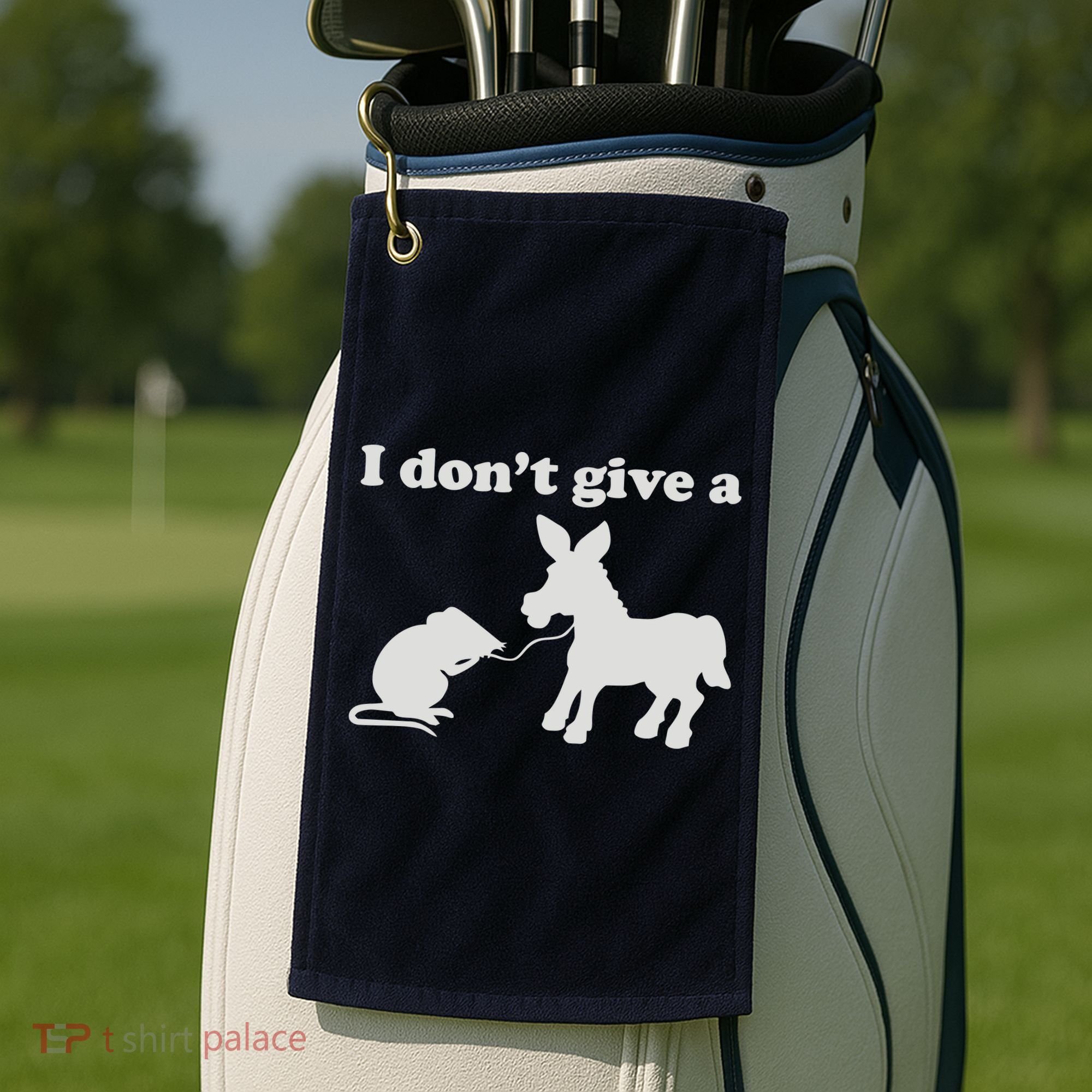 I Don't Give A Rats Ass Golf Towel