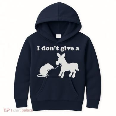 I Don't Give A Rats Ass Kids Hoodie