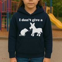 I Don't Give A Rats Ass Kids Hoodie thumb 3