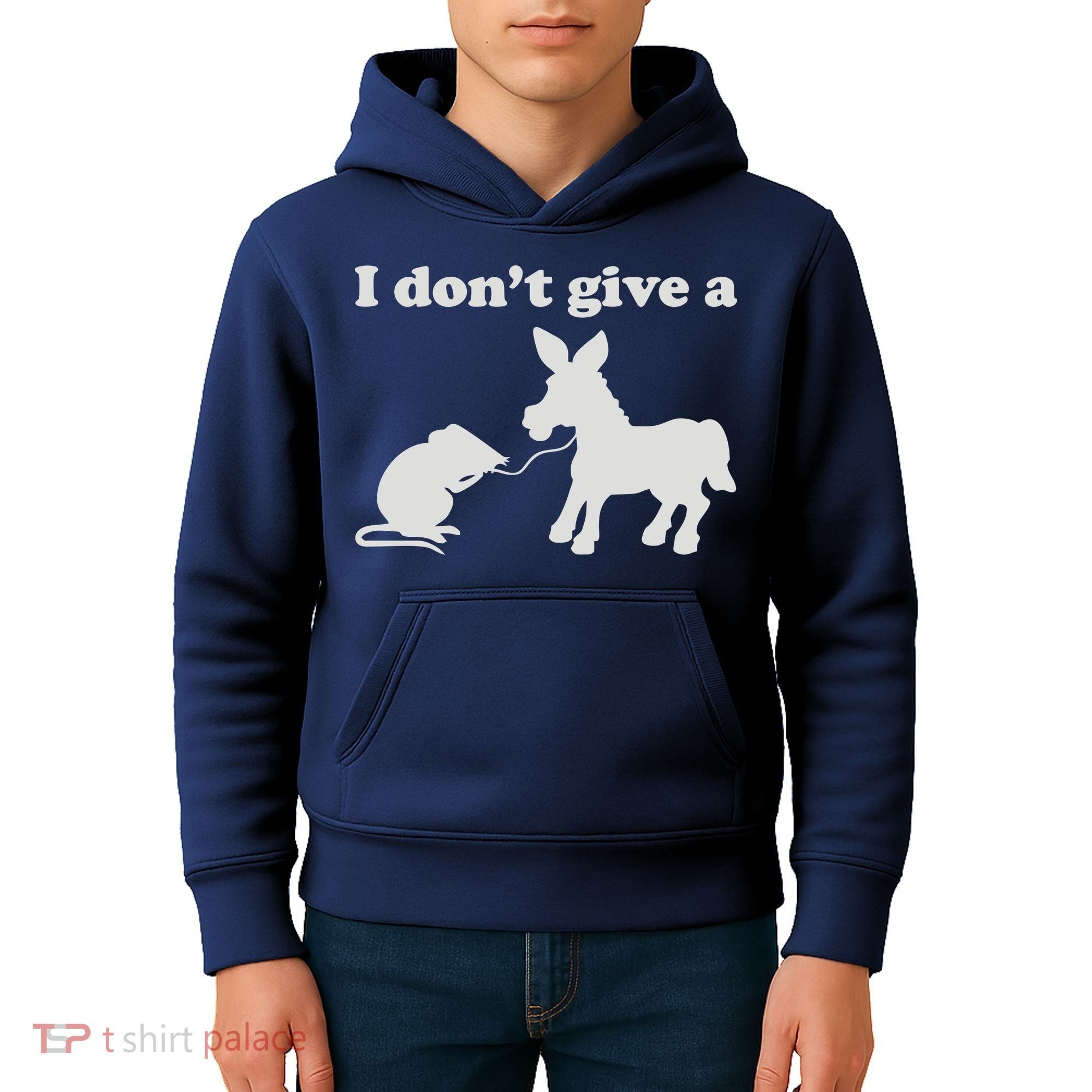 I Don't Give A Rats Ass Kids Hoodie