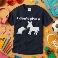 I Don't Give A Rats Ass Kids T-Shirt thumb 3