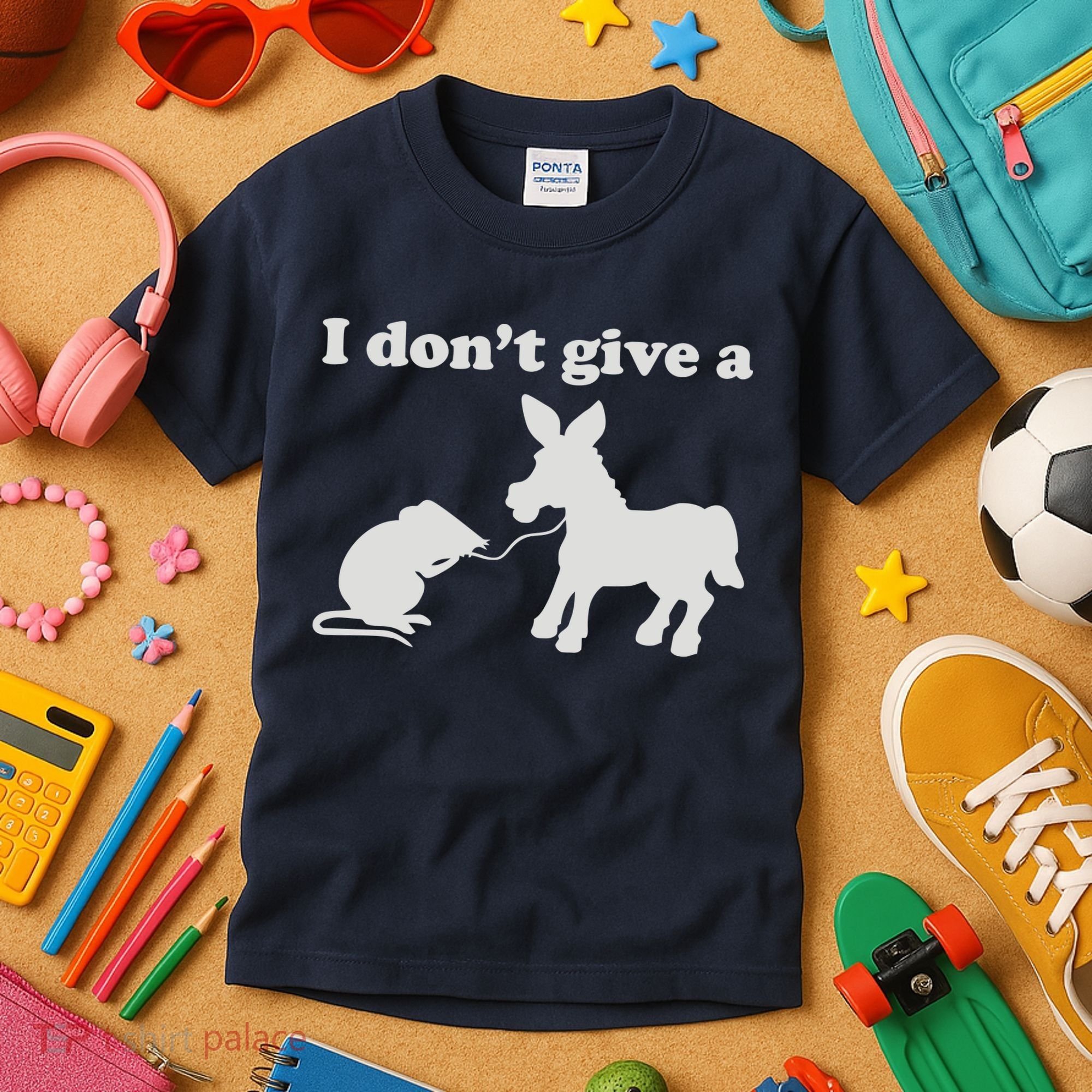 I Don't Give A Rats Ass Kids T-Shirt