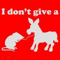 I Don't Give A Rats Ass Santa Hat thumb 1