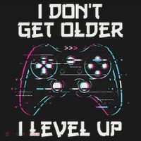 I Don't Get Older I Level Up Gamer Birthday Backpack thumb 2