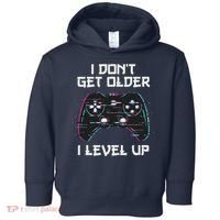 I Don't Get Older I Level Up Gamer Birthday Toddler Hoodie thumb 0