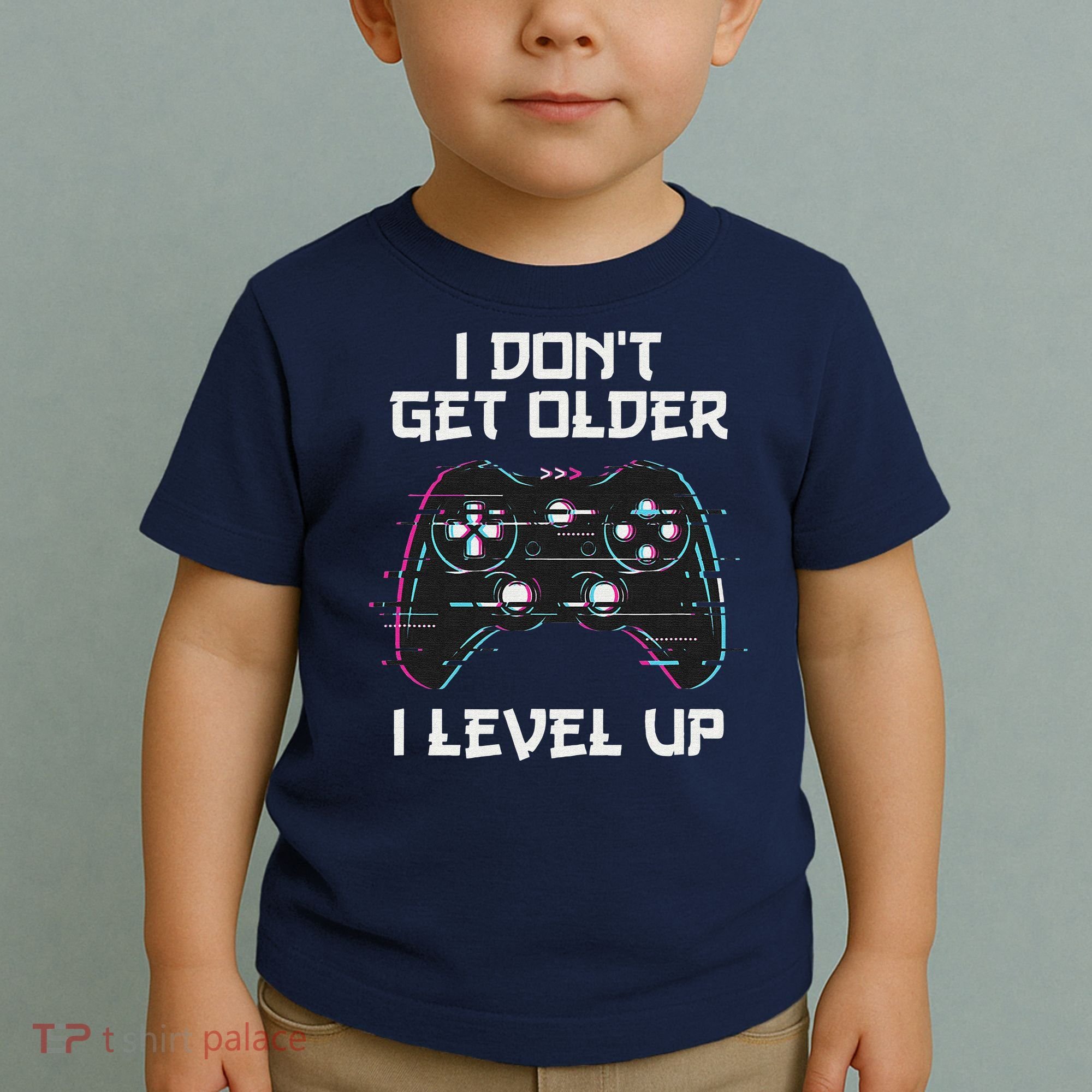 I Don't Get Older I Level Up Gamer Birthday Toddler T-Shirt