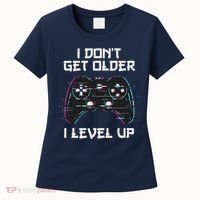 I Don't Get Older I Level Up Gamer Birthday Women's T-Shirt thumb 0