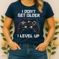 I Don't Get Older I Level Up Gamer Birthday Women's T-Shirt thumb 2