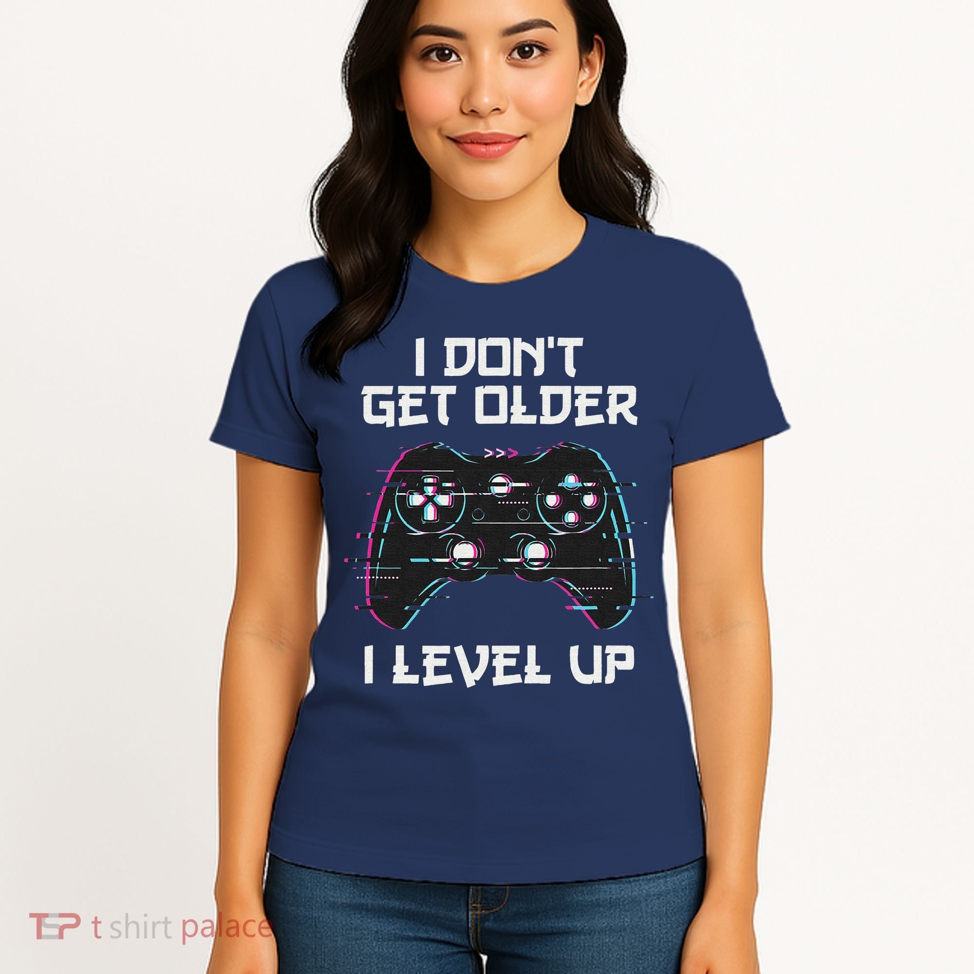I Don't Get Older I Level Up Gamer Birthday Women's T-Shirt