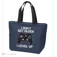 I Don't Get Older I Level Up Gamer Birthday Tote Bag thumb 3