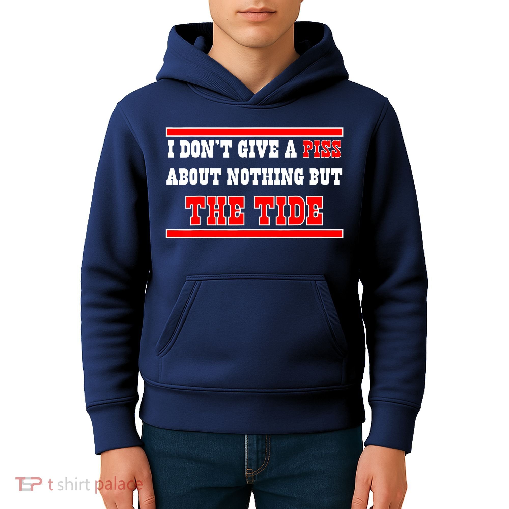 I Don’t Give A Piss About Nothing But The Tide Kids Hoodie