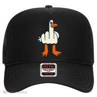 I DonT Give A Duck Middle Finger Funny Offensive Rude Hat thumb 0