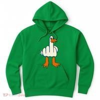 I DonT Give A Duck Middle Finger Funny Offensive Rude Hoodie thumb 0