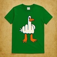 I DonT Give A Duck Middle Finger Funny Offensive Rude T-Shirt thumb 5