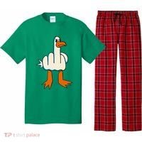 I DonT Give A Duck Middle Finger Funny Offensive Rude Pajama Set thumb 0