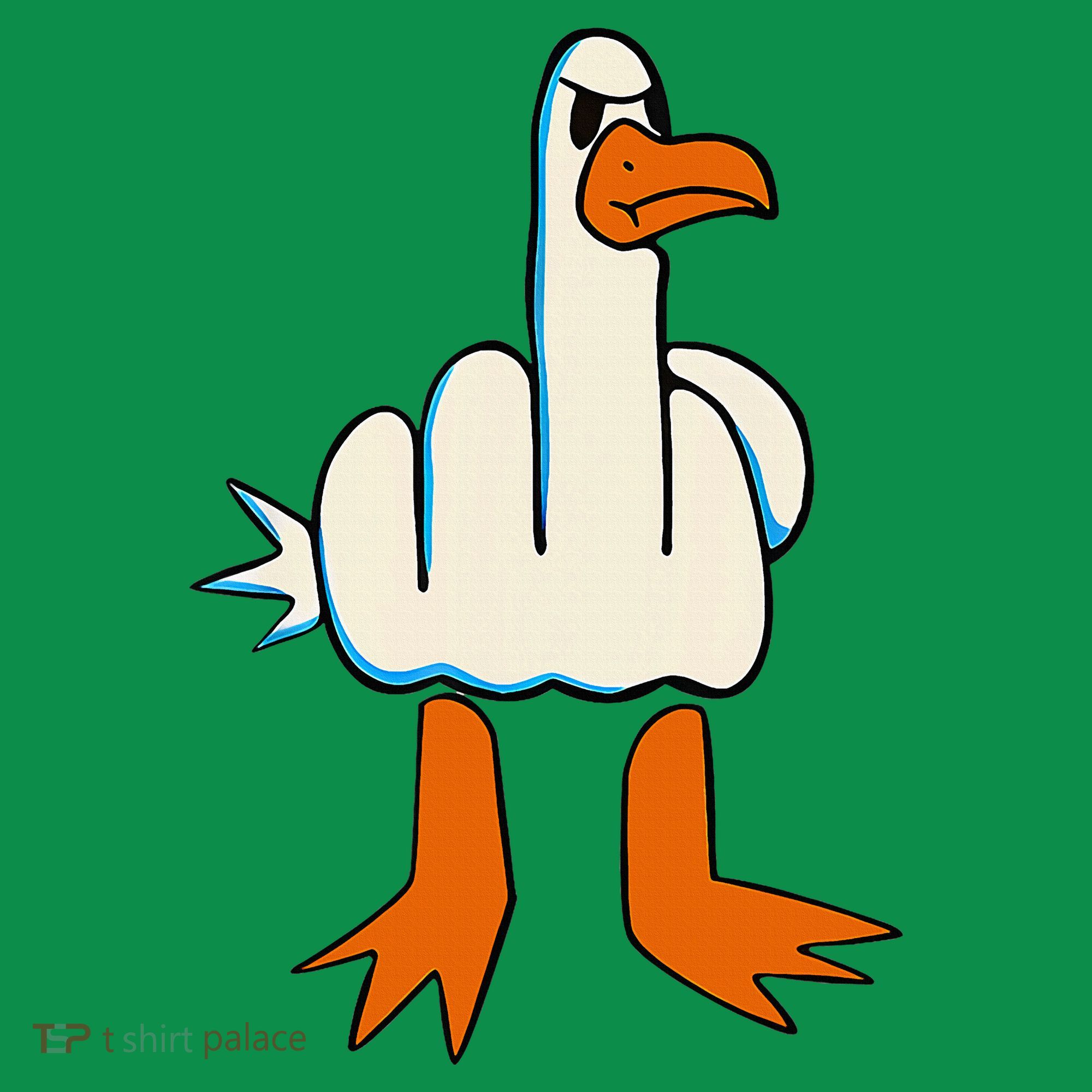 I DonT Give A Duck Middle Finger Funny Offensive Rude Baby Bodysuit