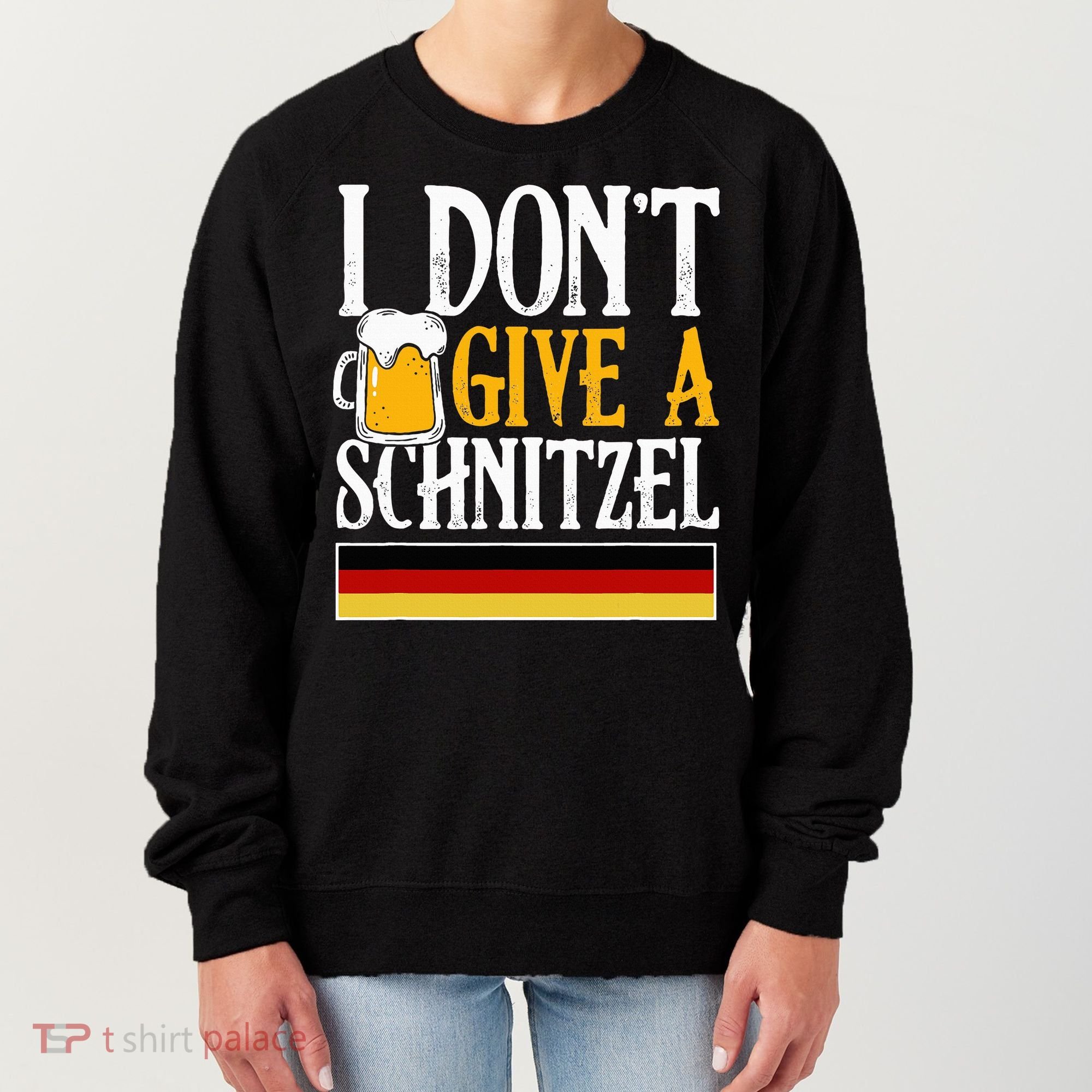 I Don't Give A Schnitzel German Beer Wurst Women's Sweatshirt