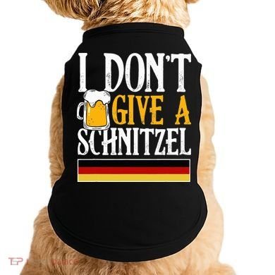 I Don't Give A Schnitzel German Beer Wurst Doggie Tank