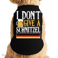 I Don't Give A Schnitzel German Beer Wurst Doggie Tank thumb 0