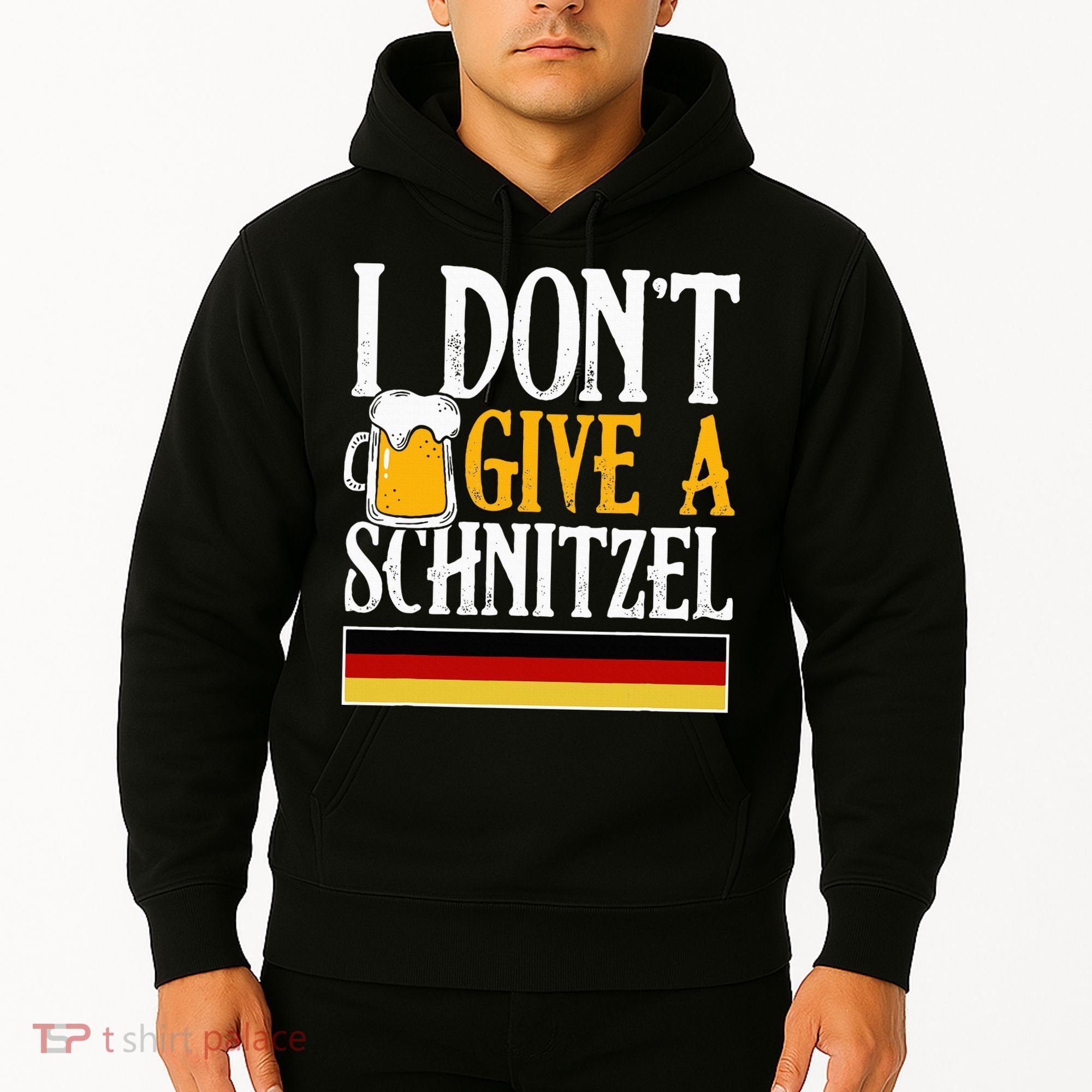 I Don't Give A Schnitzel German Beer Wurst Hoodie