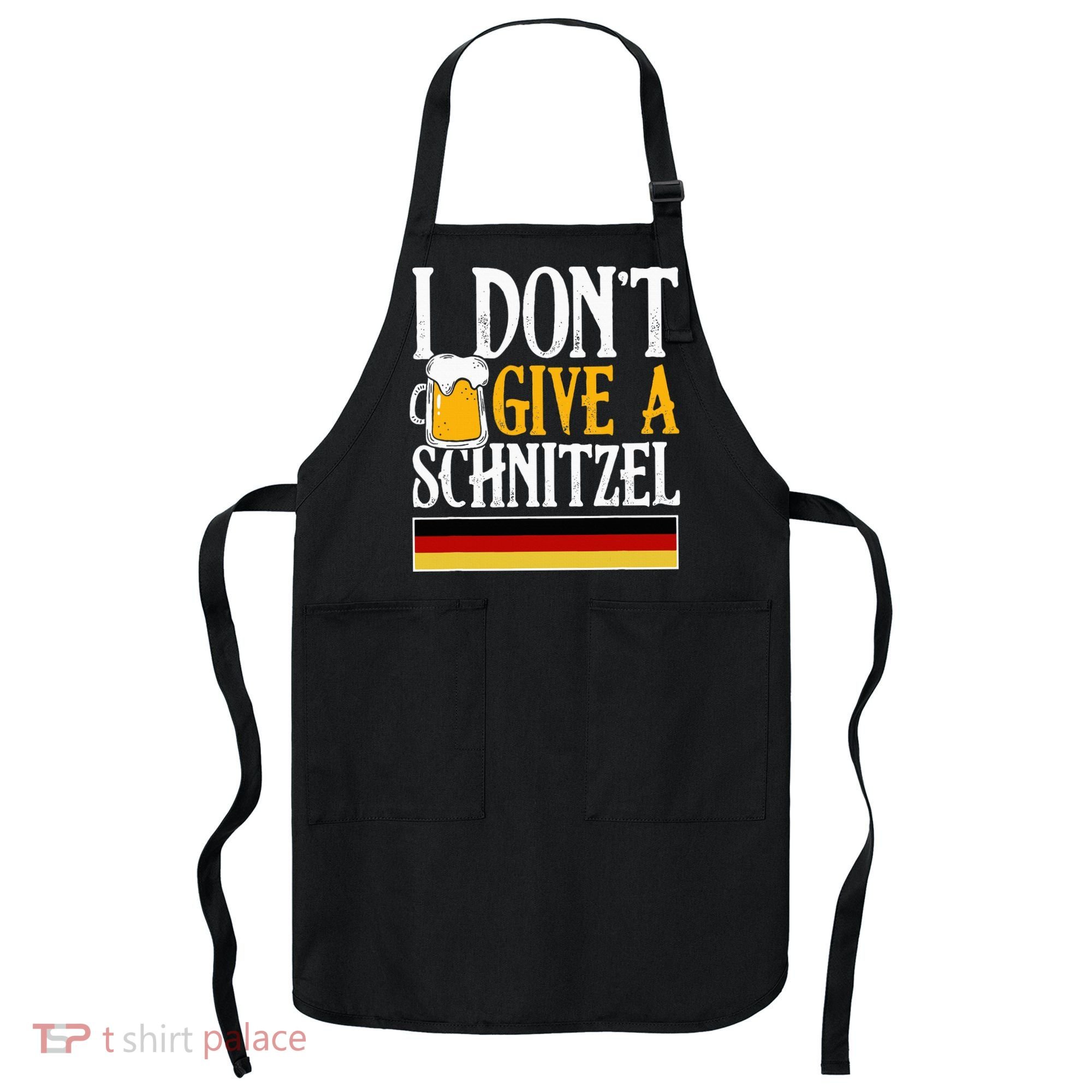 I Don't Give A Schnitzel German Beer Wurst Apron