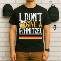I Don't Give A Schnitzel German Beer Wurst T-Shirt thumb 6