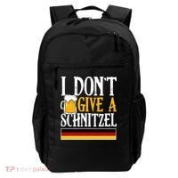 I Don't Give A Schnitzel German Beer Wurst Backpack thumb 0