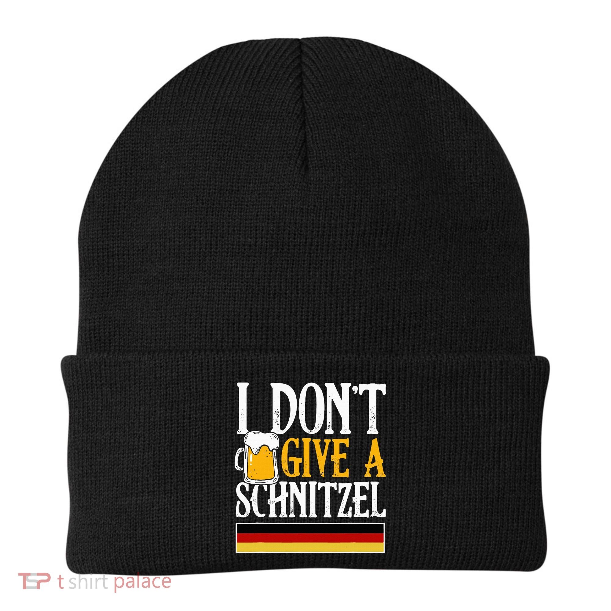 I Don't Give A Schnitzel German Beer Wurst Beanie