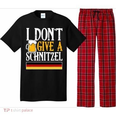 I Don't Give A Schnitzel German Beer Wurst Pajama Set