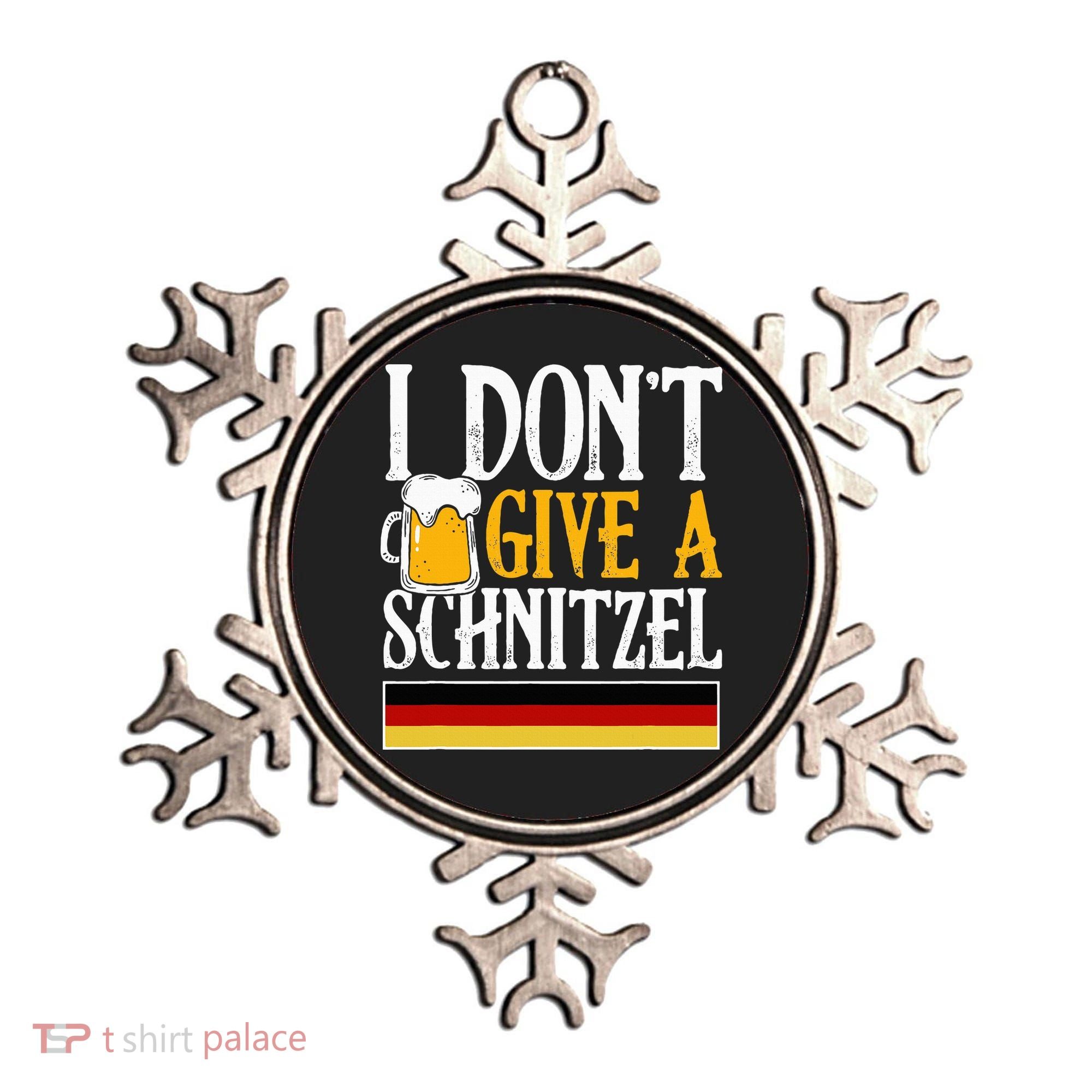 I Don't Give A Schnitzel German Beer Wurst Ornament