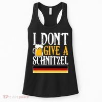 I Don't Give A Schnitzel German Beer Wurst Women's Tank Top thumb 0