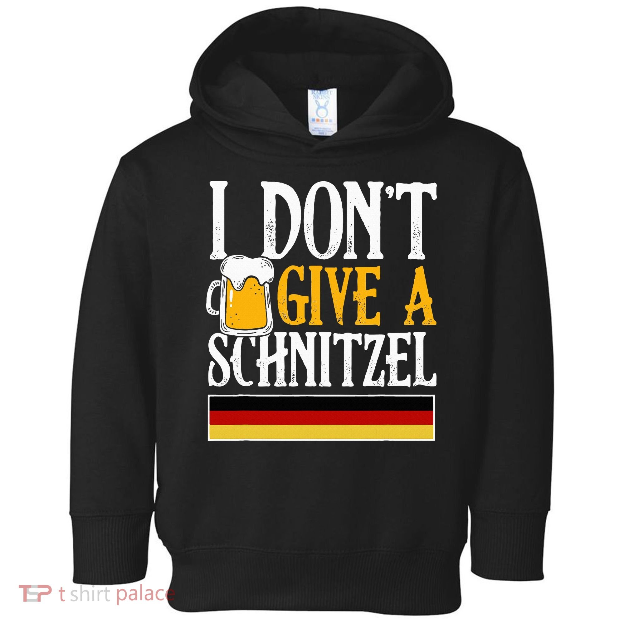 I Don't Give A Schnitzel German Beer Wurst Toddler Hoodie
