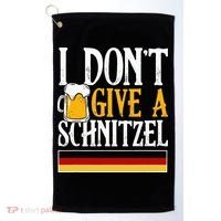 I Don't Give A Schnitzel German Beer Wurst Golf Towel thumb 0