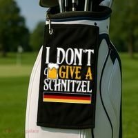 I Don't Give A Schnitzel German Beer Wurst Golf Towel thumb 2