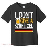 I Don't Give A Schnitzel German Beer Wurst Toddler T-Shirt thumb 0