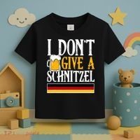 I Don't Give A Schnitzel German Beer Wurst Toddler T-Shirt thumb 3