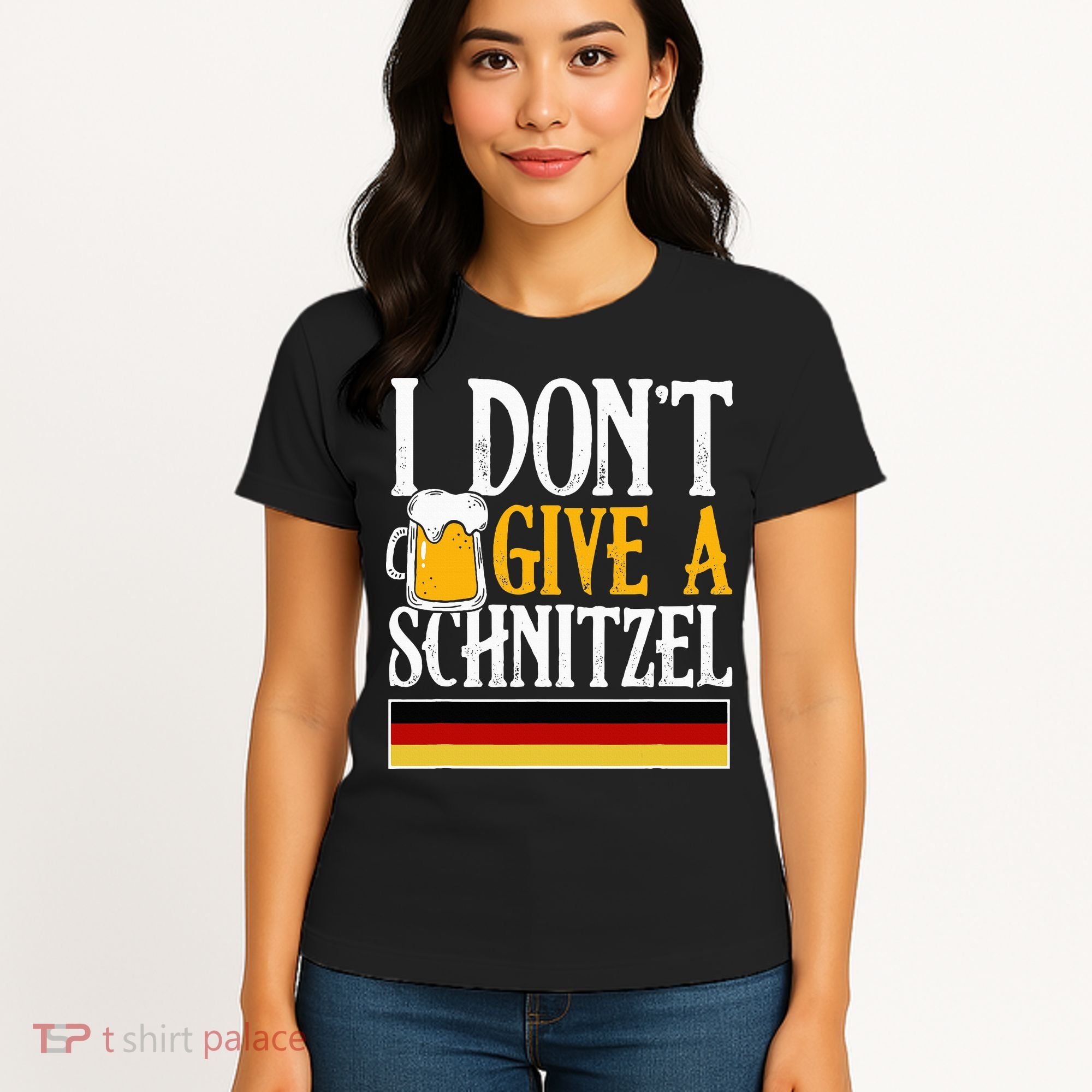 I Don't Give A Schnitzel German Beer Wurst Women's T-Shirt