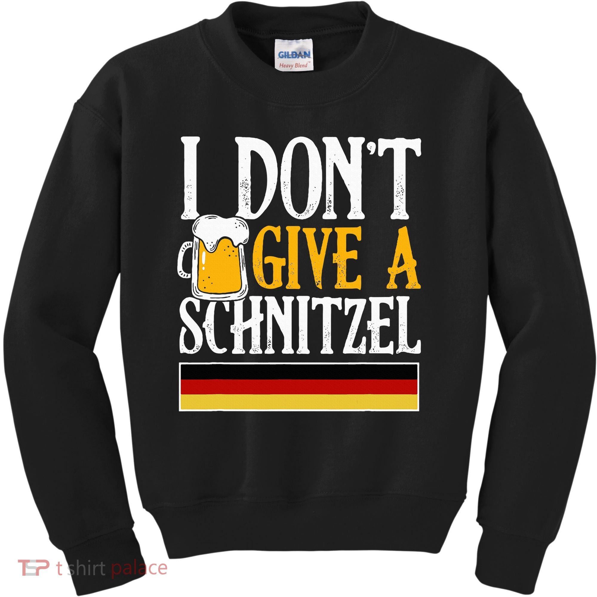 I Don't Give A Schnitzel German Beer Wurst Kids Sweatshirt