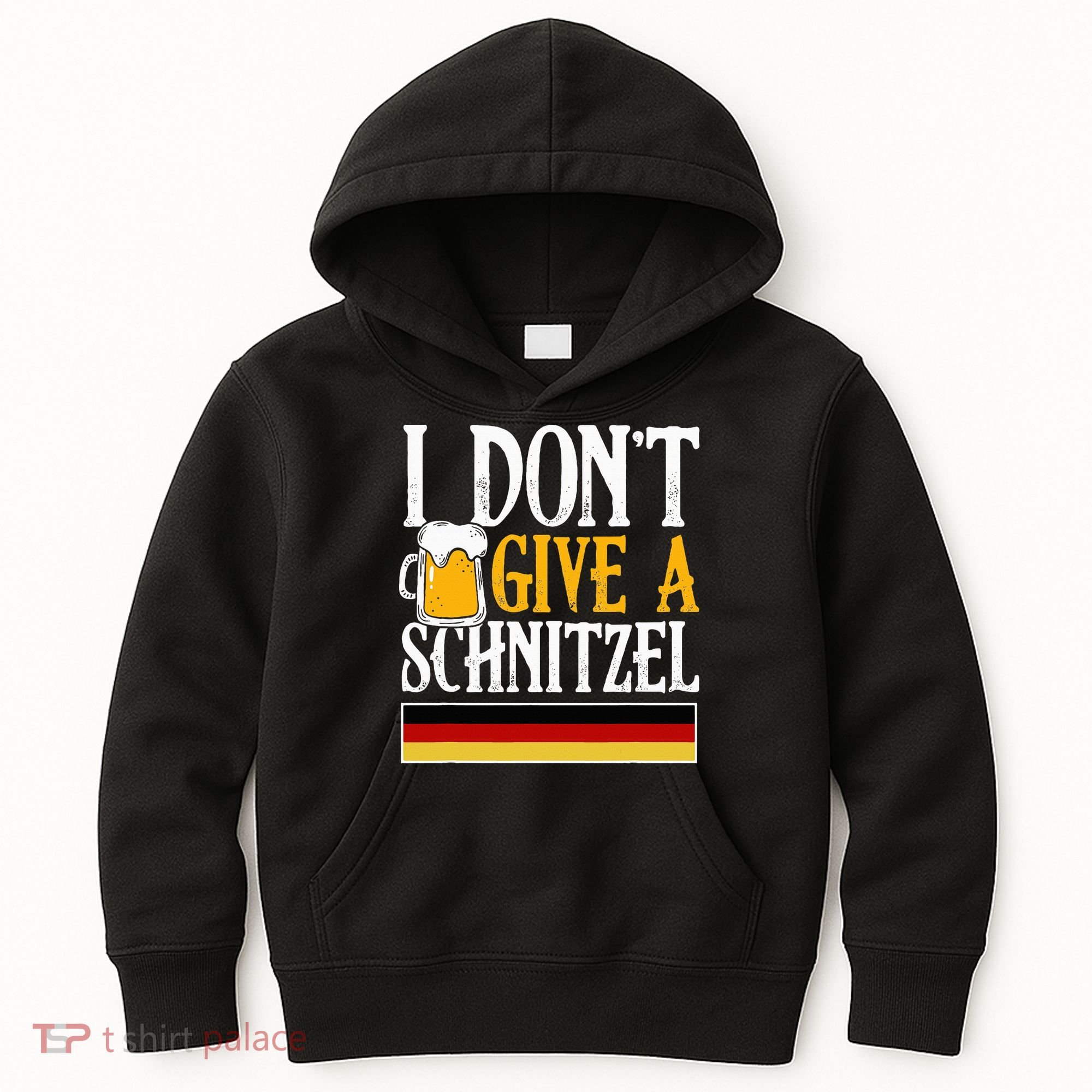 I Don't Give A Schnitzel German Beer Wurst Kids Hoodie