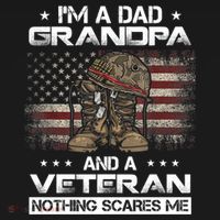 I'm Dad Grandpa And A Veteran Proud Us Grandpa Dad Veteran Gift T-Shirt thumb 7
