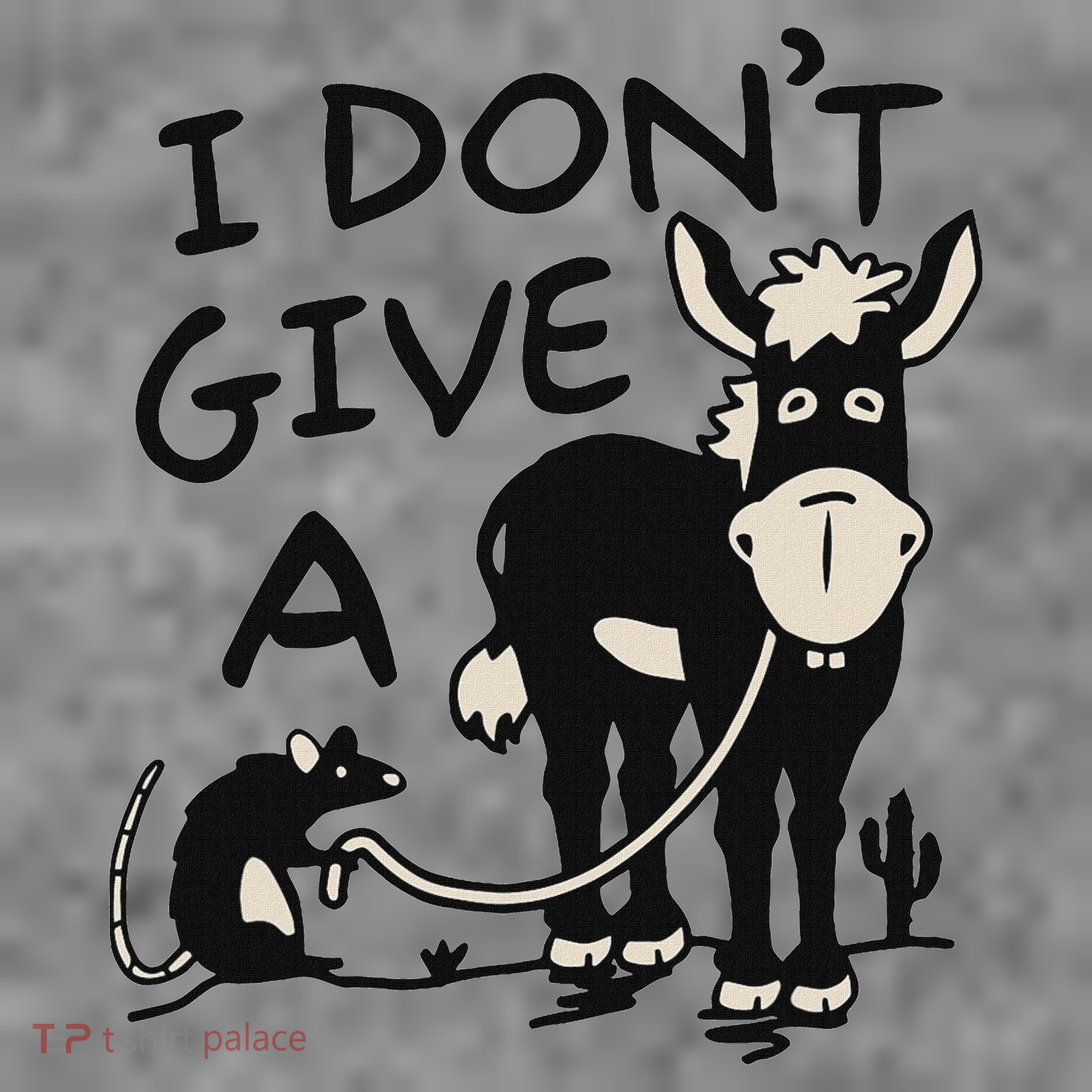 I DonT Give A Donkey Rat Funny Sarcastic Toddler Hoodie