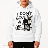 I DonT Give A Donkey Rat Funny Sarcastic Hoodie thumb 2