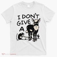 I DonT Give A Donkey Rat Funny Sarcastic T-Shirt thumb 0