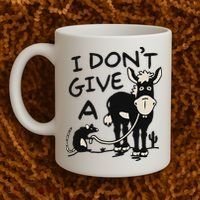 I DonT Give A Donkey Rat Funny Sarcastic Coffee Mug thumb 2