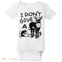 I DonT Give A Donkey Rat Funny Sarcastic Baby Bodysuit thumb 0