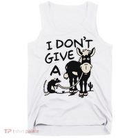 I DonT Give A Donkey Rat Funny Sarcastic Tank Top thumb 0