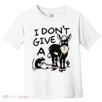 I DonT Give A Donkey Rat Funny Sarcastic Toddler T-Shirt thumb 0
