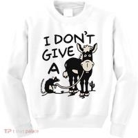 I DonT Give A Donkey Rat Funny Sarcastic Kids Sweatshirt thumb 0